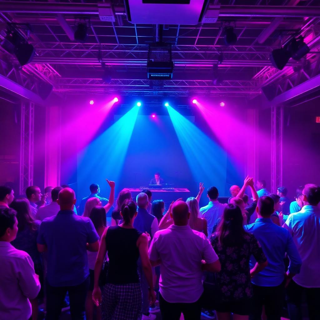 Corporate event crowd